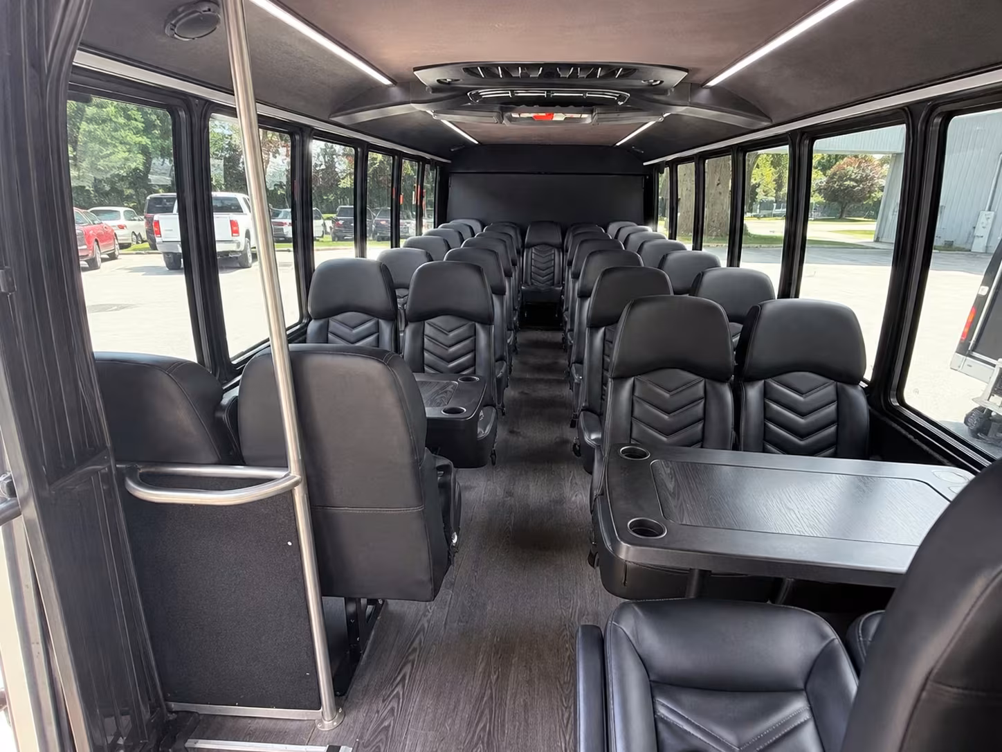 15 passenger minibus interior