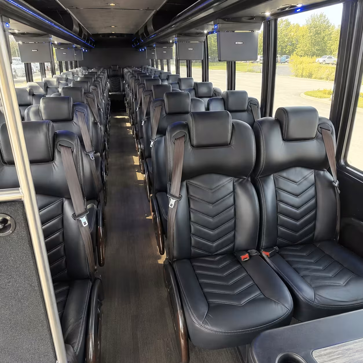 25 passenger minibus interior