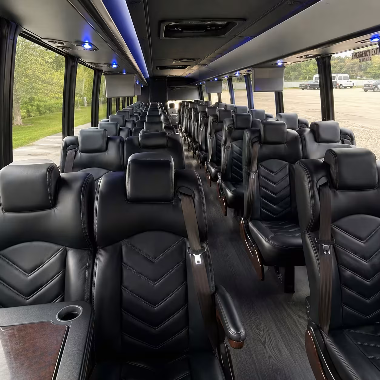 28 passenger minibus inside