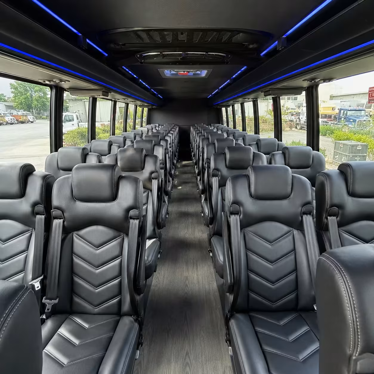 30 passenger minibus inside