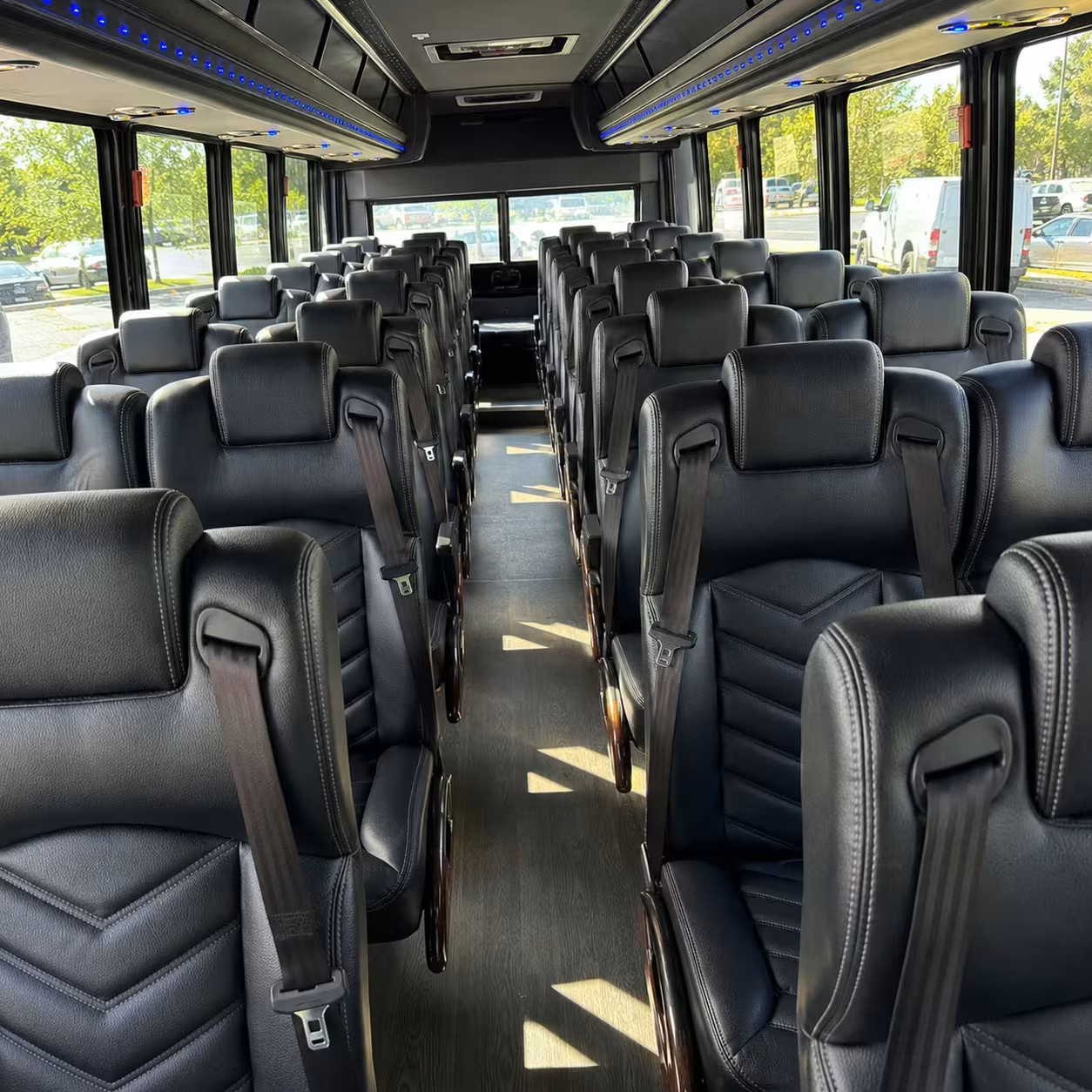 30 passenger minibus interior