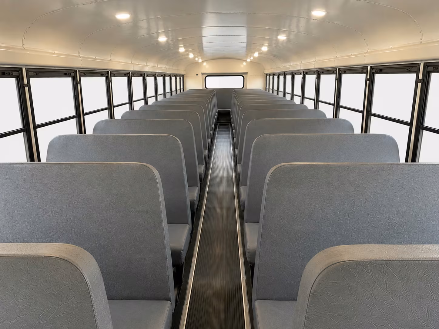 school bus interior