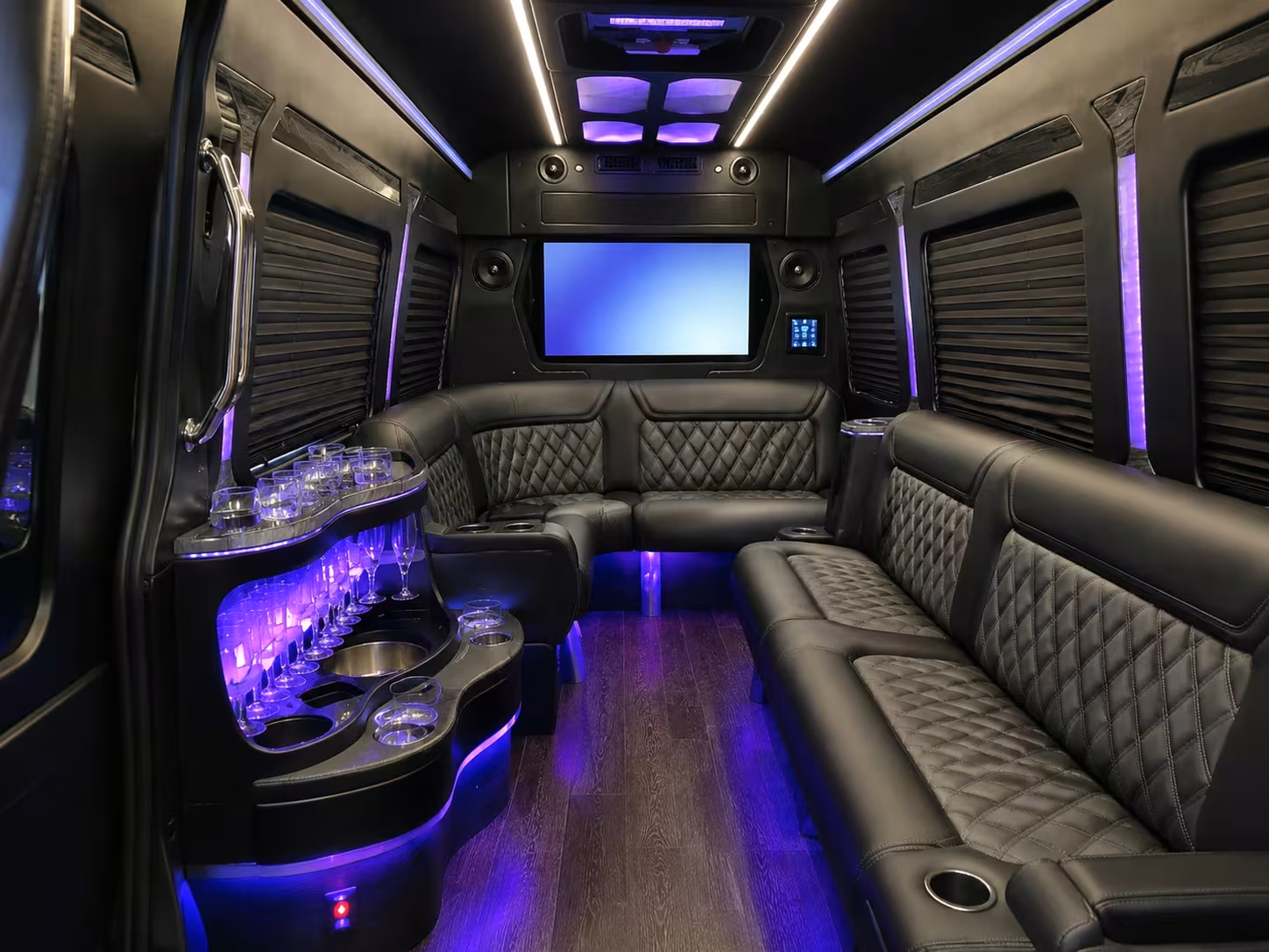 sprinter van transportation for groups and events across alhambra